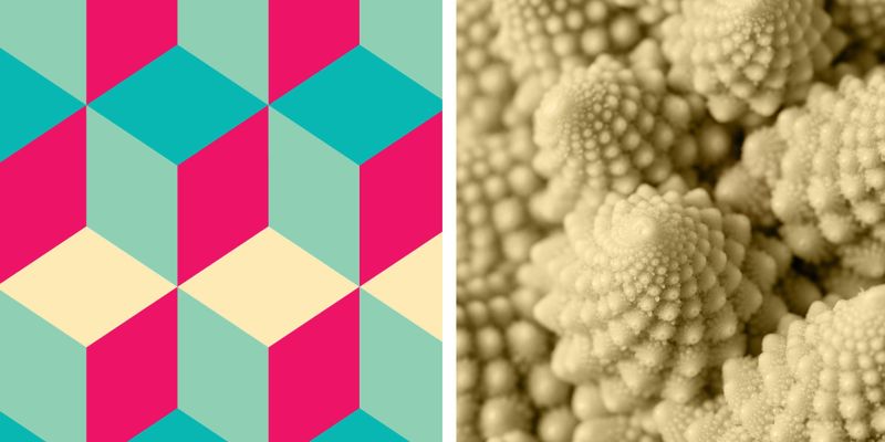 Mozaïekpatronen en fractals. Wat is het verschil?